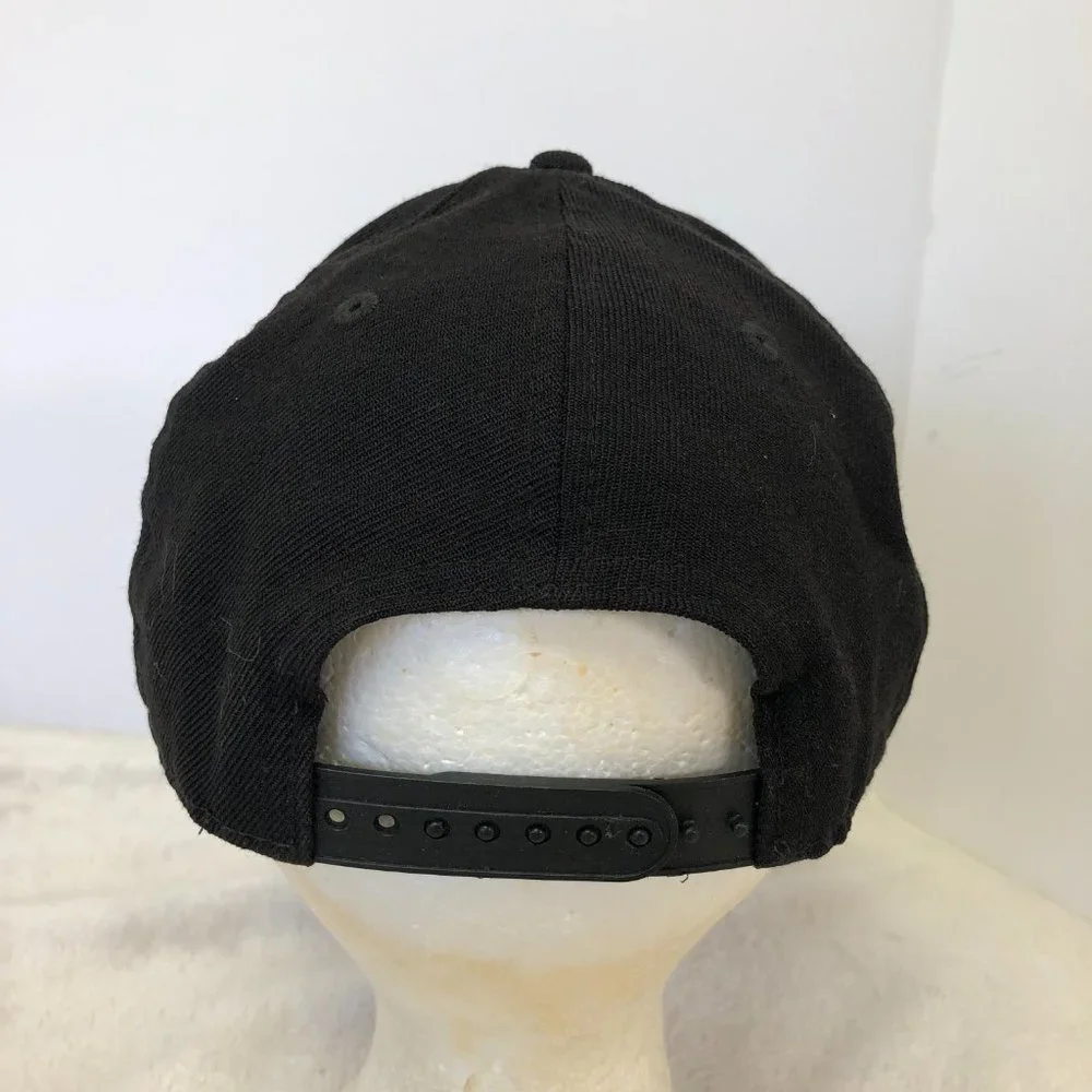 New Era MLB Toronto Blue Jays Black On Black Baseball Snapback Hat Adjustable - Picture 3 of 9